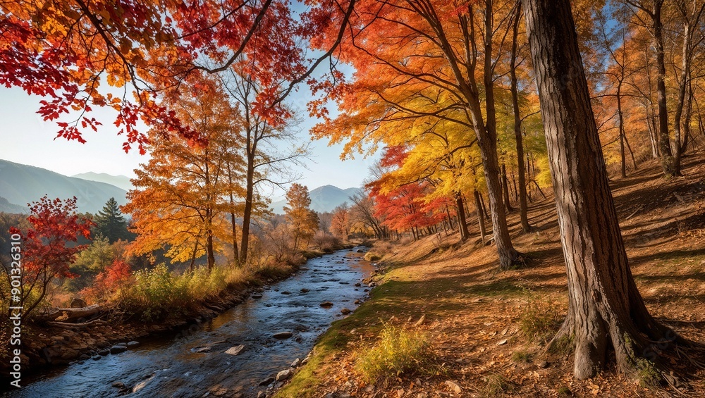 Fototapeta premium autumn in the forest