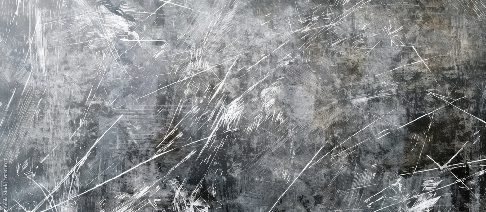 Gritty gray wall with scratches and white markings providing texture for an abstract backdrop ideal for incorporating text or design elements copy space image Gritty gray wall with scratches and white markings providing texture for an abstract backdrop ideal for incorporating text or design elements copy space image