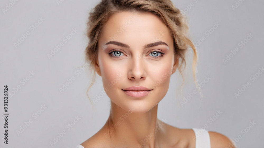 A blonde woman with sophisticated styling, light makeup, and a neutral expression, presenting a classic and elegant portrait. A blonde woman with sophisticated styling, light makeup, and a neutral expression, presenting a classic and elegant portrait.