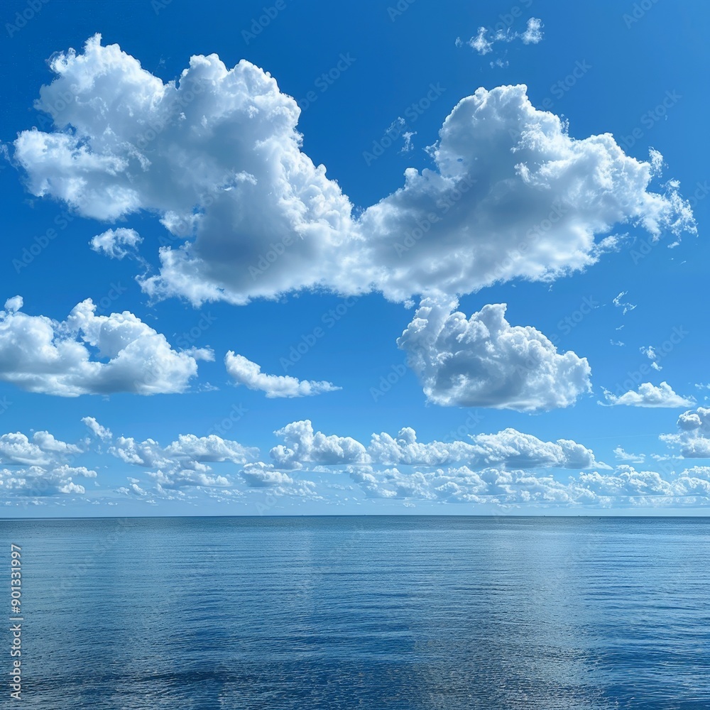 Panoramic Anime Beach with Clear Blue Waters Panoramic Anime Beach with Clear Blue Waters