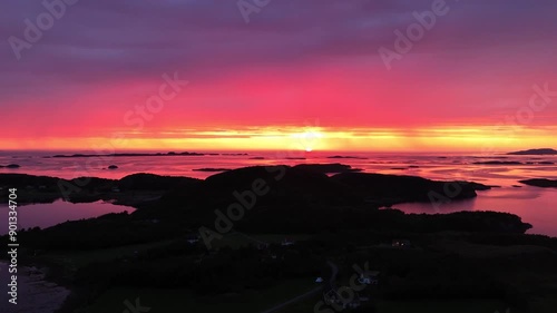 Norwegian midnight sun
