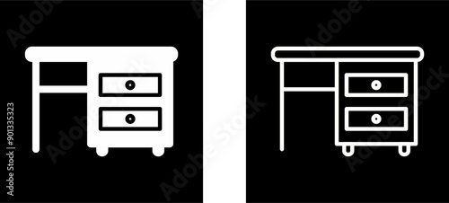 Table with Drawers I Vector Icon