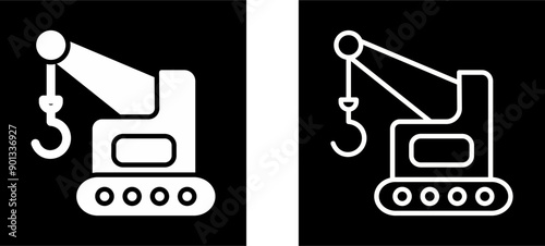 Lifter Crane Vector Icon