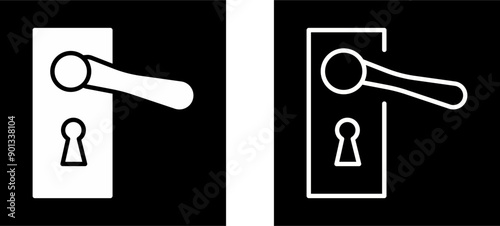 Door Handle Vector Icon