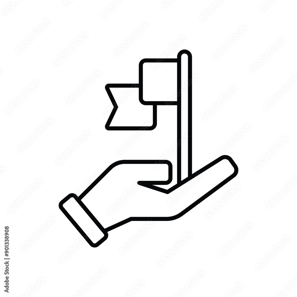 Perseverance vector icon Perseverance vector icon