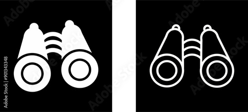 Binoculars Vector Icon