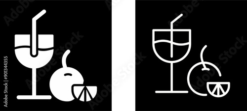 Orange Juice Vector Icon