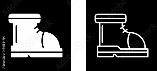 Ski Boots Vector Icon