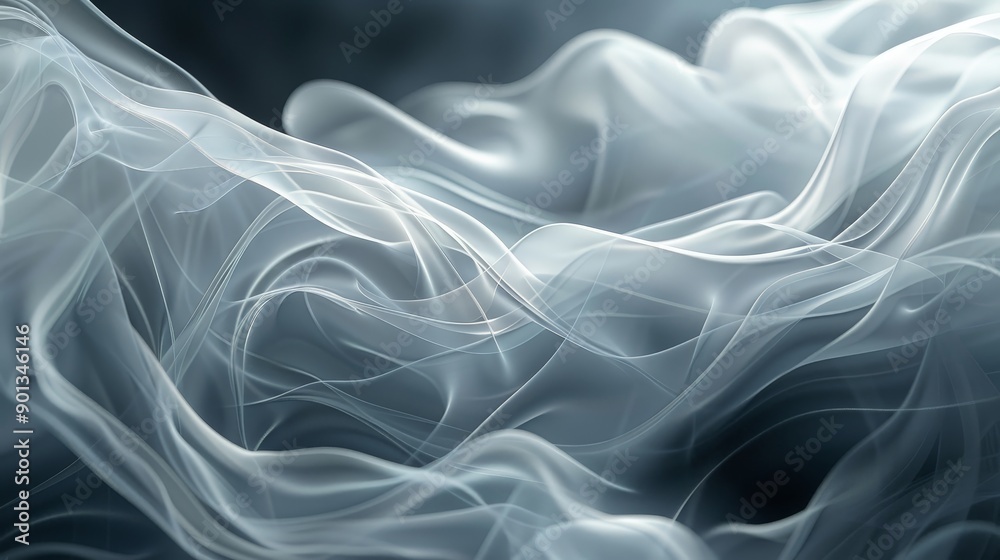 Abstract smoke texture with swirling, ethereal patterns and soft gradients Abstract smoke texture with swirling, ethereal patterns and soft gradients