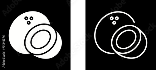 Coconut Vector Icon