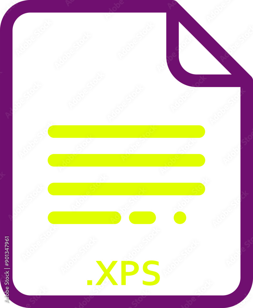 XPS doted and dashed icon inside transparent XPS doted and dashed icon inside transparent