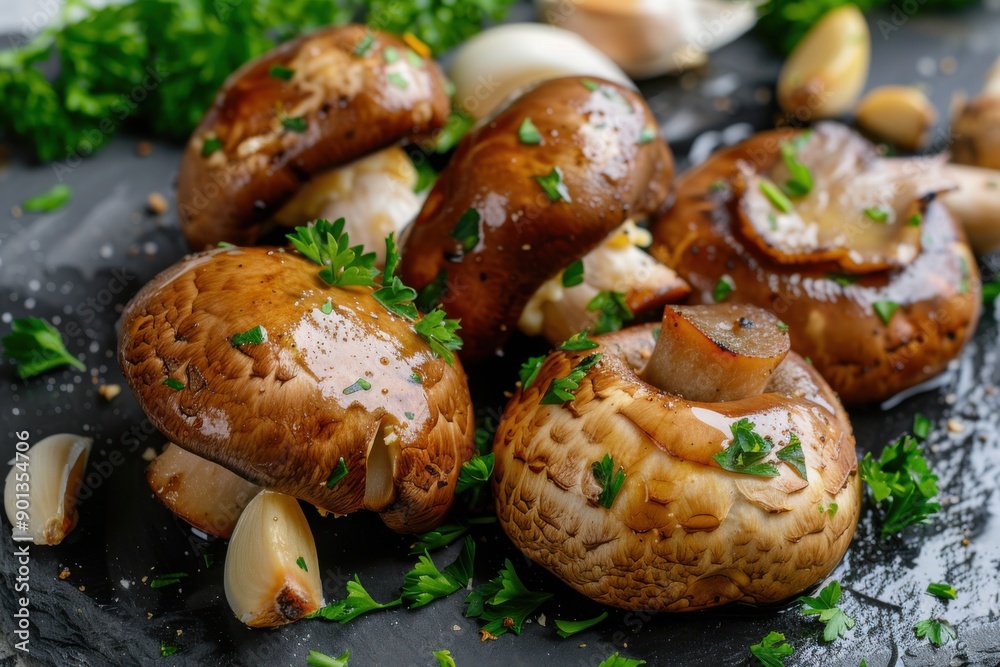 Funghi Trifolati: A Delicious Dish of Boiled and Grilled Mushrooms with Parsley and Garlic Funghi Trifolati: A Delicious Dish of Boiled and Grilled Mushrooms with Parsley and Garlic