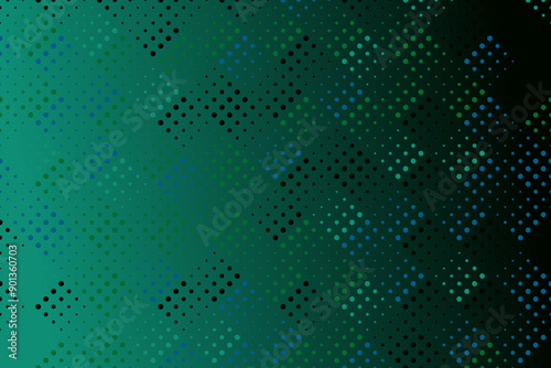 Geometrical abstract gradient circle pattern background - geometric vector graphic design with dots