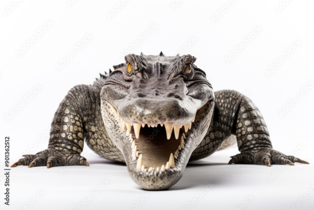 Fototapeta premium Crocodile dinosaur reptile animal.