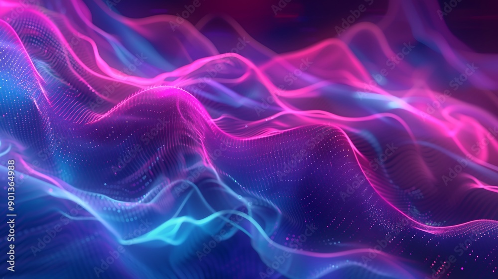 Abstract Neon Waves Abstract Neon Waves