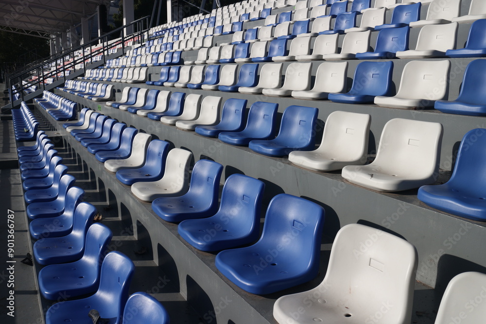 Fototapeta premium empty stadium seats