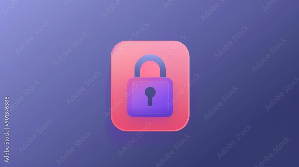 privacy simple icon, skeomorphism ios privacy simple icon, skeomorphism ios