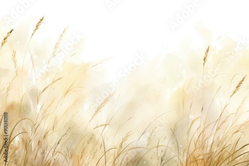 Grass watercolor background backgrounds outdoors nature. photo