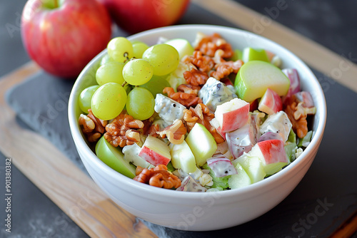 Waldorf Salad with celery and apples.