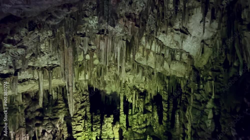 In a large ancient cave In a large ancient cave