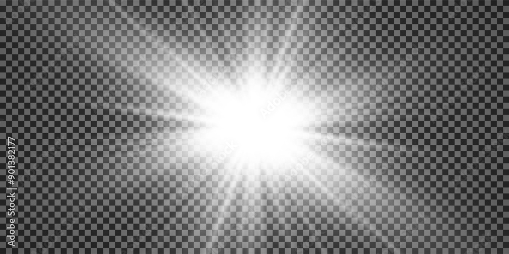 Vector illustration of abstract flare light rays Vector illustration of abstract flare light rays