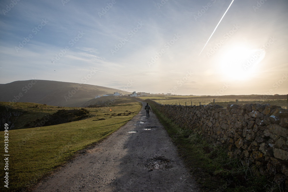 road in the countryside