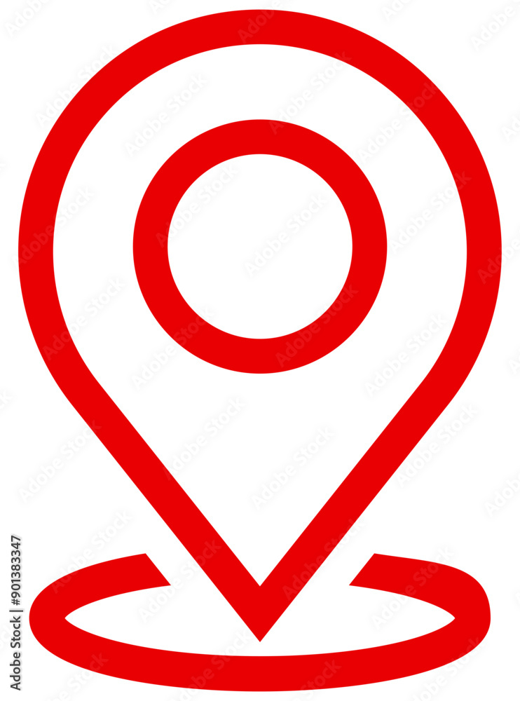 Location icon or point symbol. Vector Location icon or point symbol. Vector