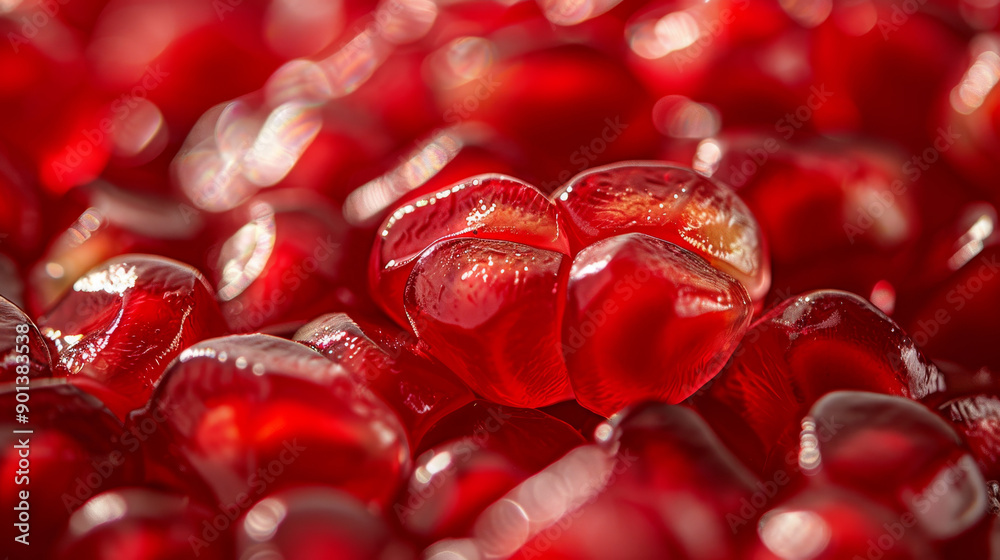 A seamless background pattern featuring pomegranate garnet fruits. A seamless background pattern featuring pomegranate garnet fruits.