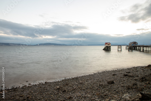 mumbles pier rnli station photo