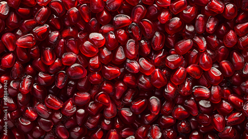 A seamless background pattern featuring pomegranate garnet fruits. A seamless background pattern featuring pomegranate garnet fruits.