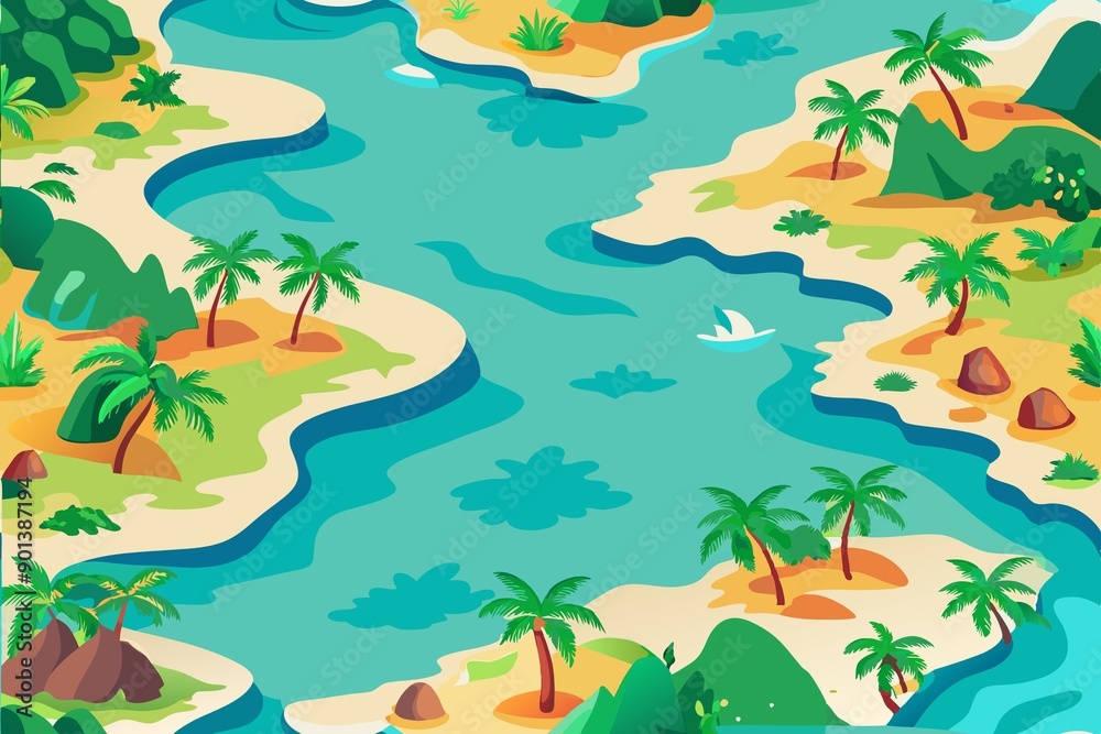 Obraz premium the tropical coast
