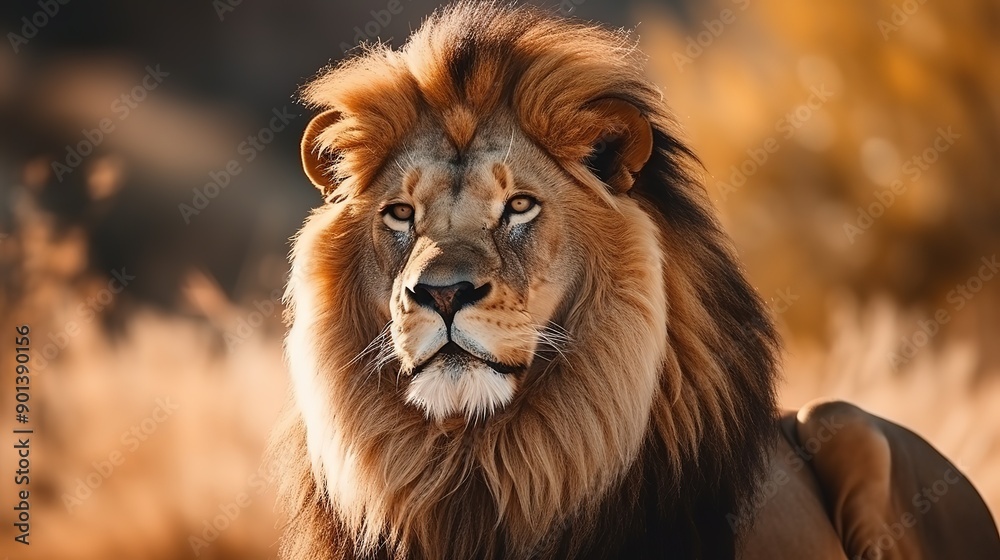 Portait of south lion african isolated on background, Photo shot, Natural light day, Wildlife concept , Generative Ai Portait of south lion african isolated on background, Photo shot, Natural light day, Wildlife concept , Generative Ai