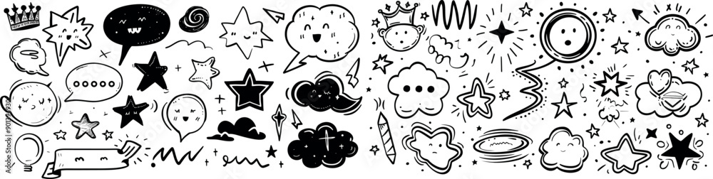 A set of underline, emphasis, arrow shapes is drawn with a hand-drawn brush stroke. A set of underline, emphasis, arrow shapes is drawn with a hand-drawn brush stroke.