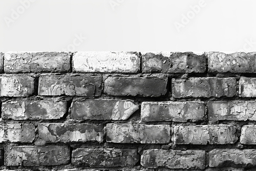 Artistic Bricks: High Contrast Macro Photography with Space for Text＿Perfect for graphics, advertisements, or backgrounds.