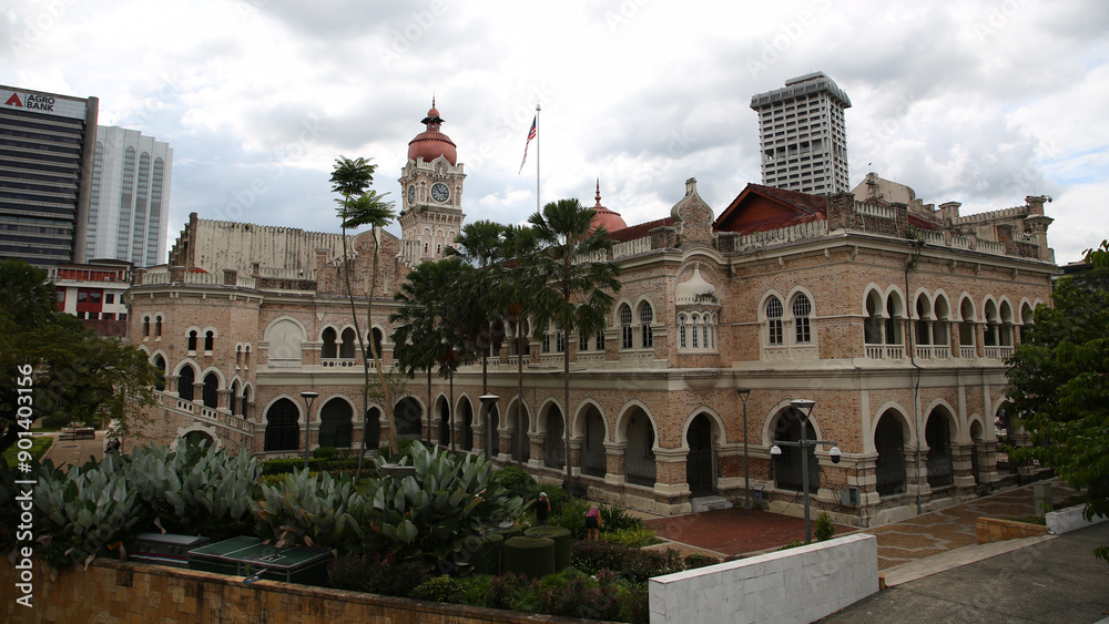 Obraz premium Edificio del Sultán Abdul Samad, Kuala Lumpur, Malasia