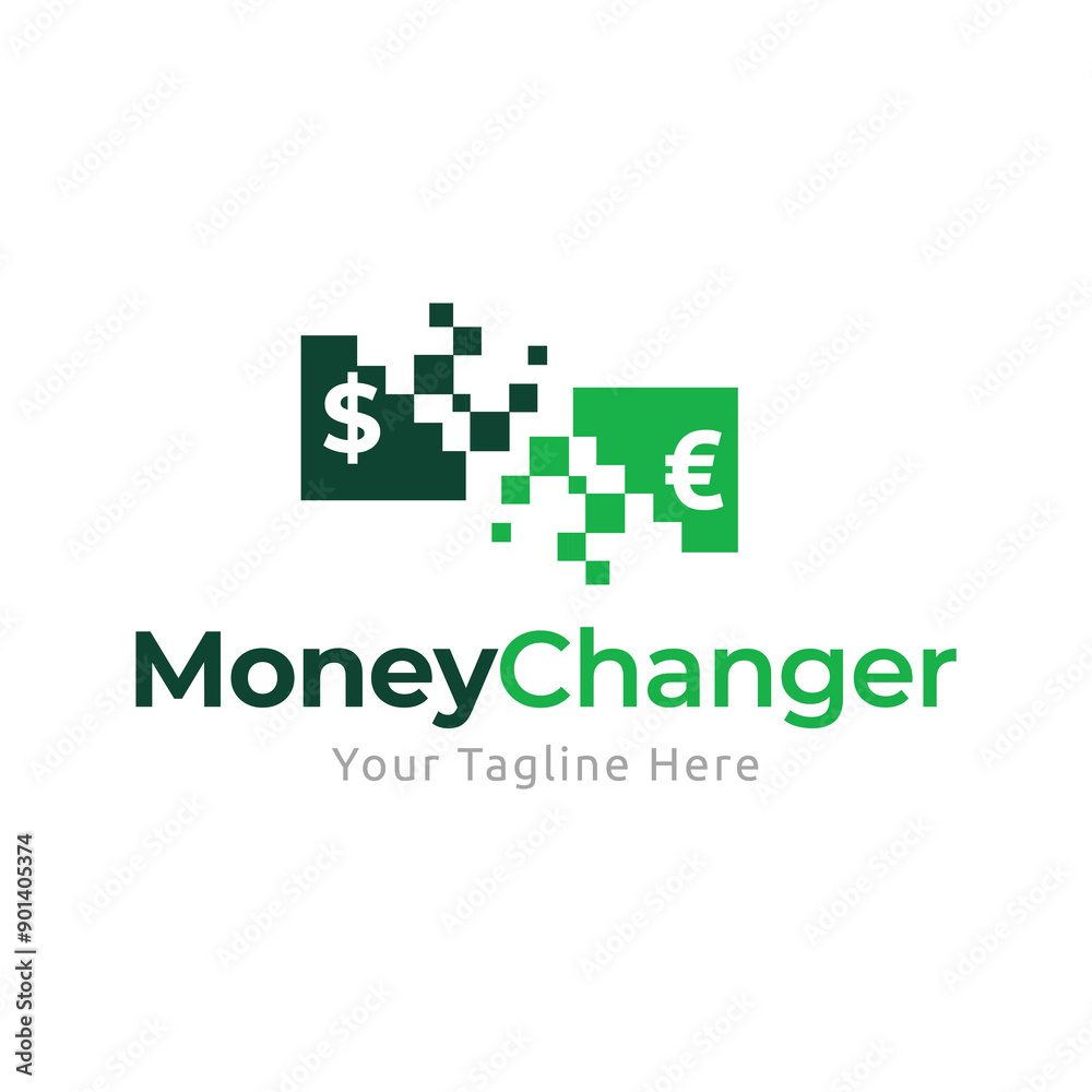 Money Changer Logo Template Design Vector Money Changer Logo Template Design Vector