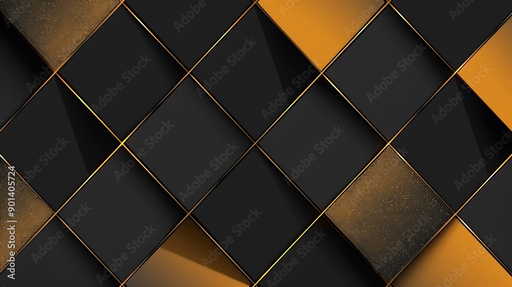 A chic geometric pattern background in black and gold, ideal for modern makeup branding. The sharp lines and contrasting colors create a bold and edgy look. A chic geometric pattern background in black and gold, ideal for modern makeup branding. The sharp lines and contrasting colors create a bold and edgy look.
