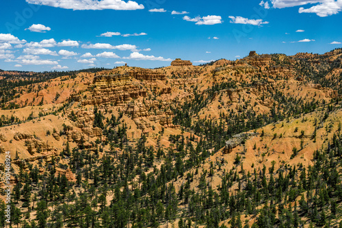 High Altitude Deseret Canyon Landscape from Above