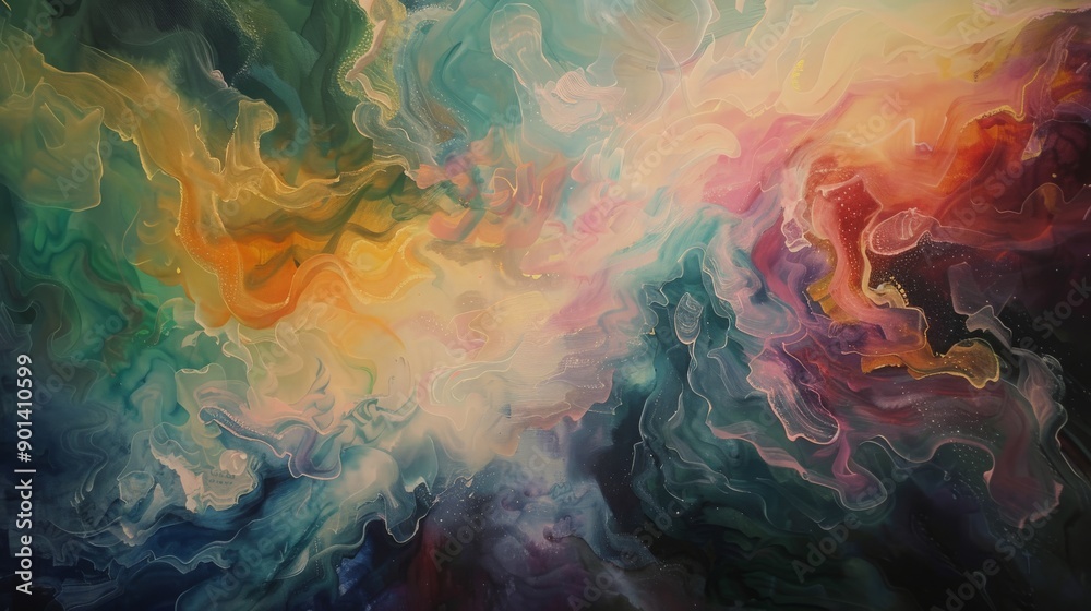 Abstract colorful swirls. Abstract colorful swirls.