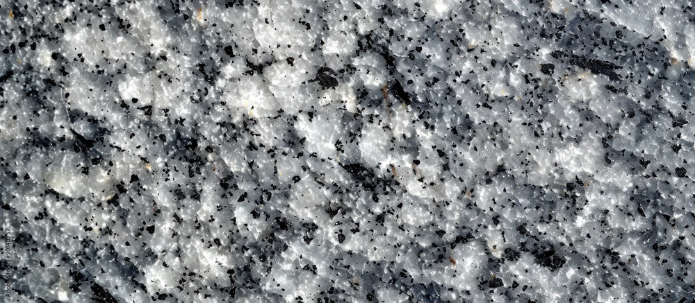 Detailed close up of a granite surface with abundant copy space image available