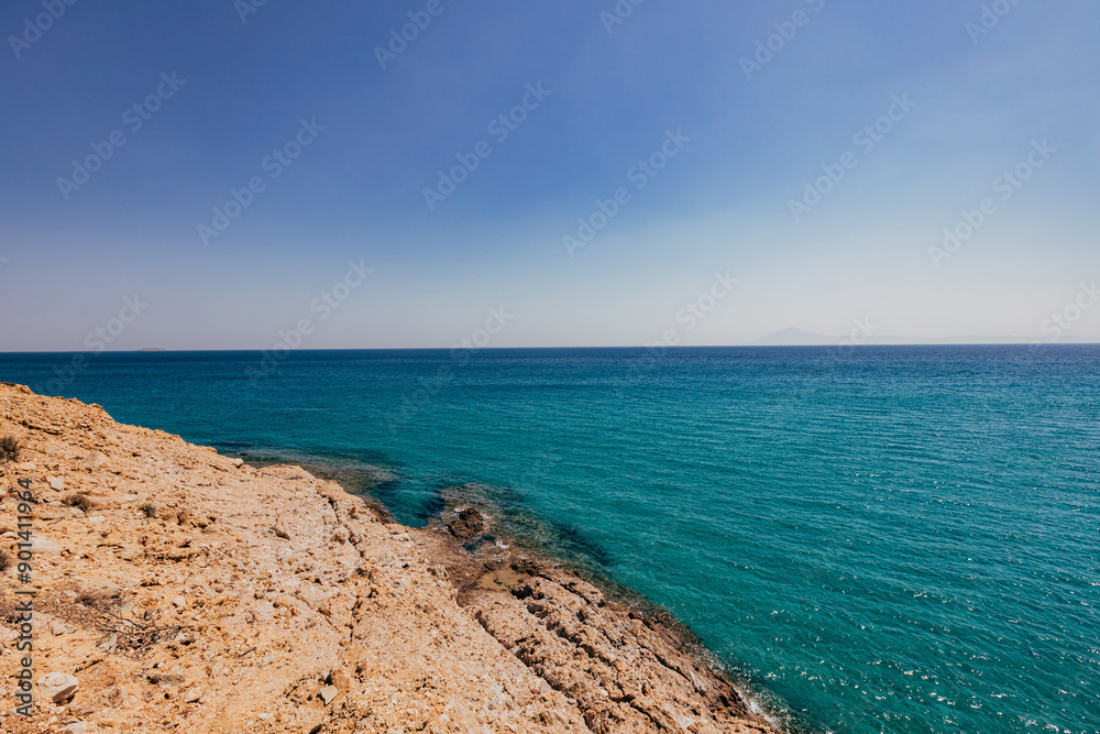 A blue transparent sea in the mountains A blue transparent sea in the mountains