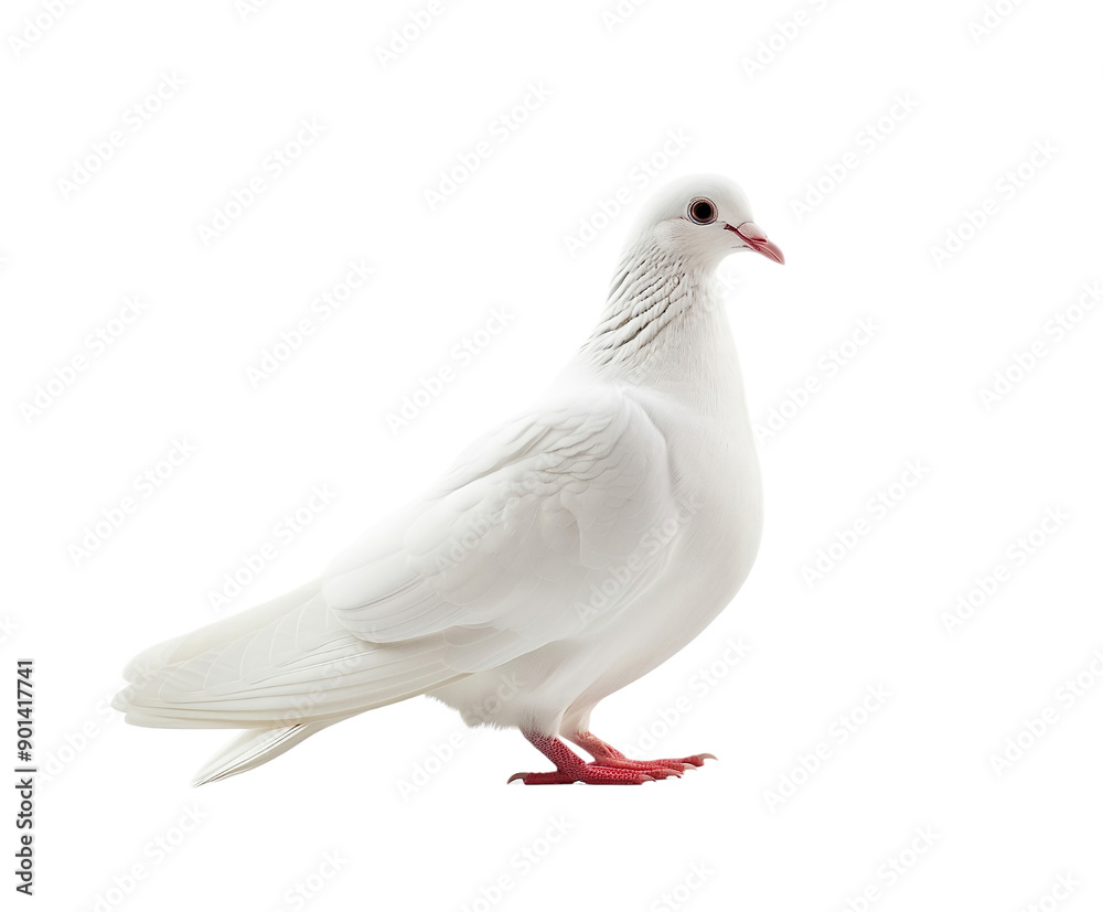 dove bird or white pigeon in white background dove bird or white pigeon in white background