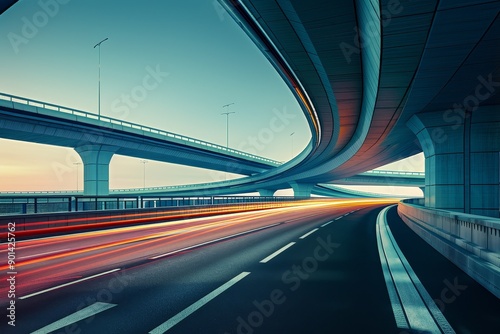 long exposure photo of a highway