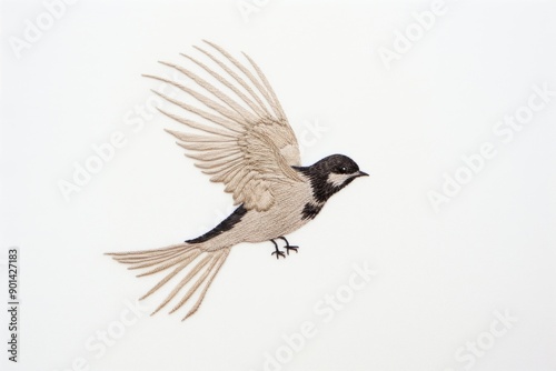 Flying bird animal beak.