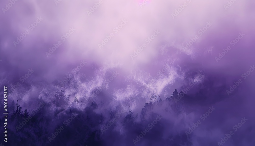 Obraz premium mist purple background
