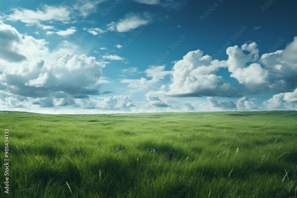 Grass field and sky grassland landscape outdoors. Grass field and sky grassland landscape outdoors.