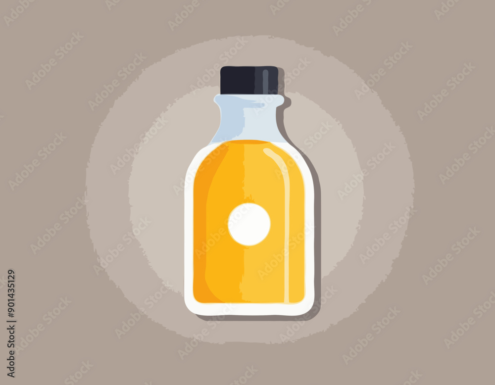 Oil bottle beauty icon isolated Oil bottle beauty icon isolated