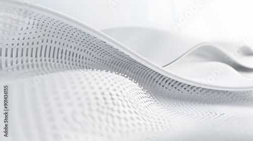 white abstract technology background modern design. Generative Ai.