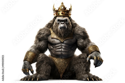 Aggressive king kong mammal monkey animal.