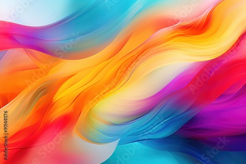 Wallpaper Mural Vibrant colors blend pattern backgrounds abstract. Torontodigital.ca